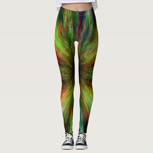 Vibrant Gaze Zoom Leggings (Front)