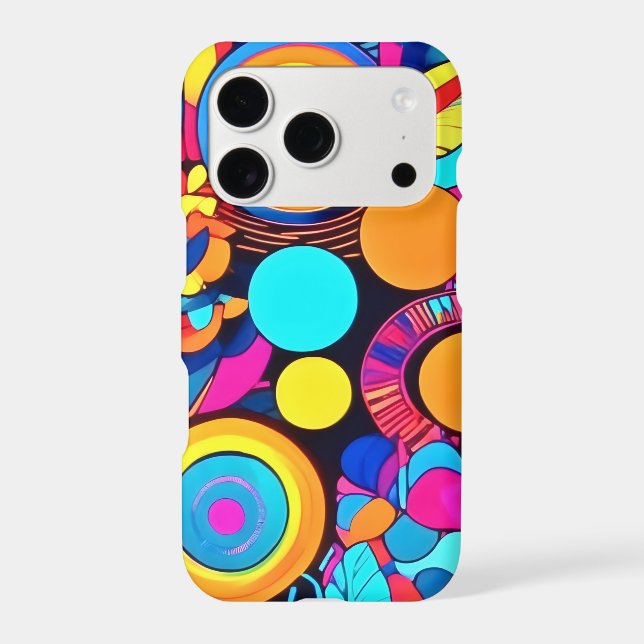 Vibrant Geometric Abstract Patterns (Back)