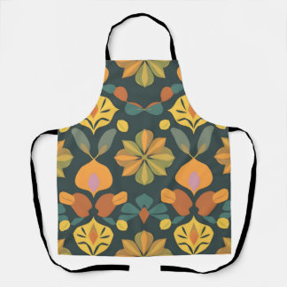 Vibrant Geometric Apron - Colourful Home Decor