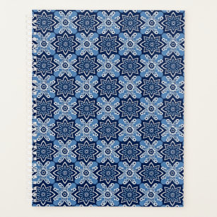 Vibrant Geometric Floral Pattern Planner