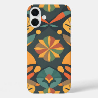 Vibrant Geometric iPhone16 Case - Colourful Home D