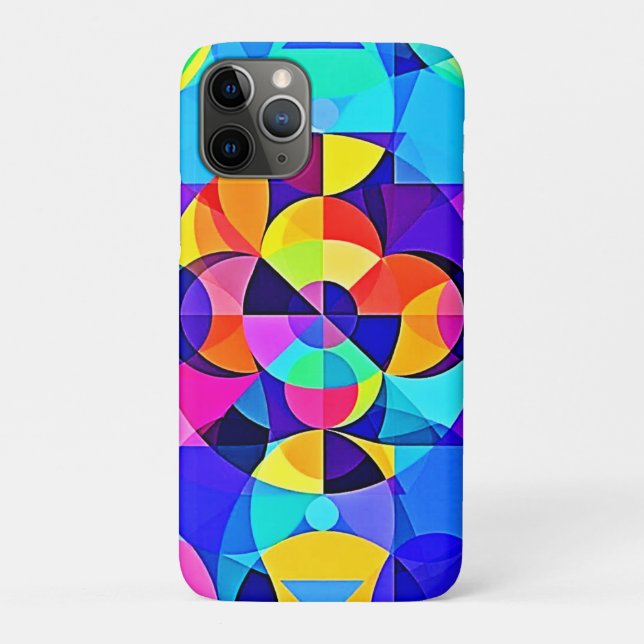 Vibrant Geometric Joy Case-Mate iPhone Case (Back)