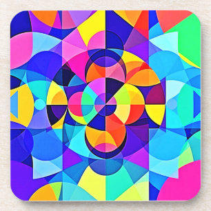 Vibrant Geometric Joy Coaster