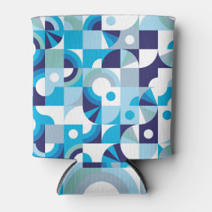 Vibrant Geometric: Modern Seamless Can Cooler