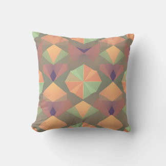 Vibrant Geometric Pillow - Soft Colours & Artistic