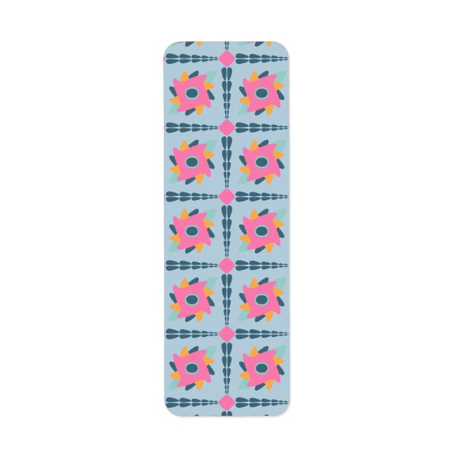 Vibrant Geometric Tile Design (Front)