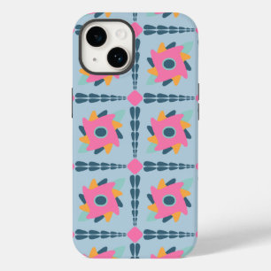 Vibrant Geometric Tile Design Case-Mate iPhone 14 Case