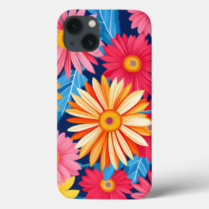 Vibrant Gerbera Daisies Flowers Plant iPhone 13 Case