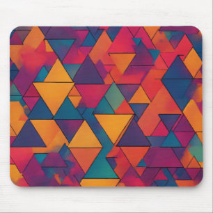 Vibrant Glide: Colourful Flat Mouse Pad" Mat