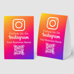 Vibrant Gradient Social Media Instagram Follow Us