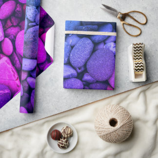 Vibrant Gradient Stones Photography Wrapping Paper