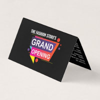 Vibrant Grand Opening Ceremony With Map/Photo Card