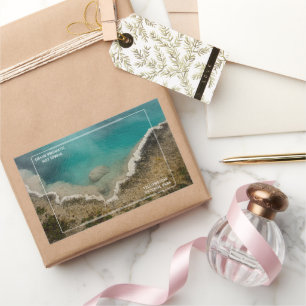 Vibrant Grand Prismatic Yellowstone Rectangular Sticker