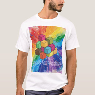 Vibrant Graphic T-Shirt, Colorful Art Tee, Unisex  T-Shirt