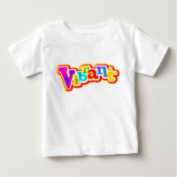 Vibrant graphic toddler t-shirt