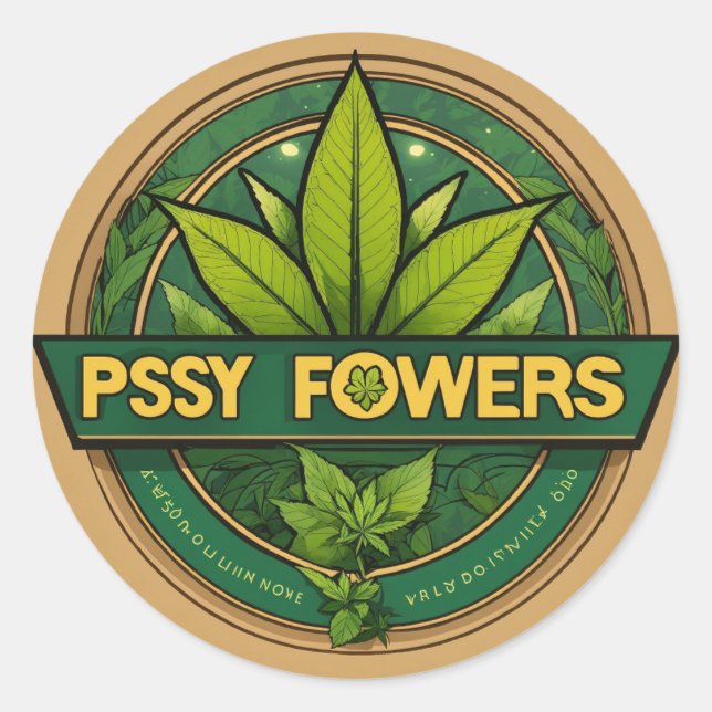 Vibrant Green Vinyl Sticker (Front)