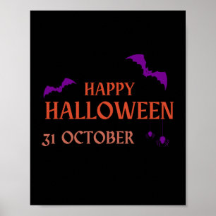 Vibrant Halloween Cheer Wall Art