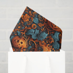 Vibrant Halloween-themed Tissue Paper