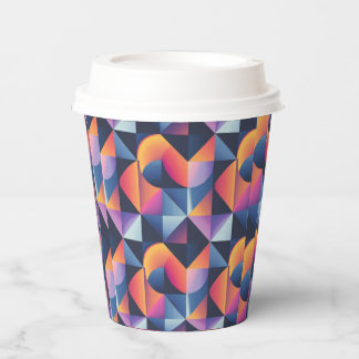 Vibrant Harmony Paper Cups