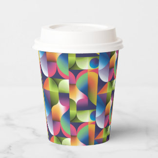Vibrant Harmony Paper Cups