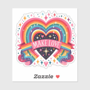 Vibrant Heart Design With a Motivational Message
