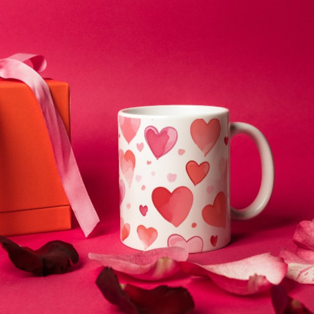 Vibrant Hearts | Colourful | Valentine's Day  Coffee Mug (Creator Uploaded)