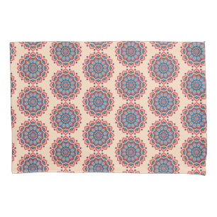 Vibrant Hexcolor Mandala Pillowcase