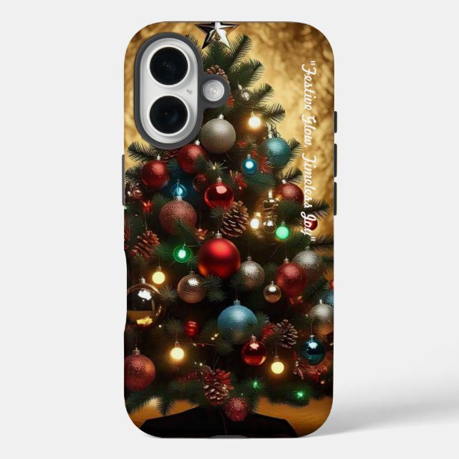 "Vibrant Holiday Cheer" Case-Mate iPhone Case (Back)