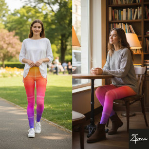 Vibrant Holiday Tartan Leggings