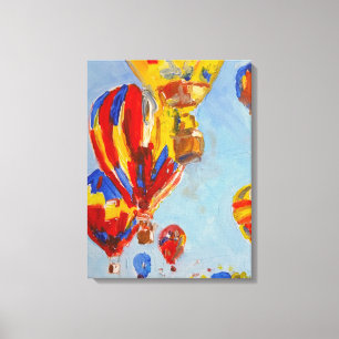 Vibrant Hot Air Balloons Canvas Print