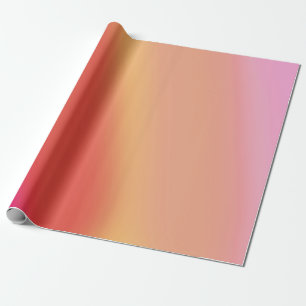 Vibrant Hot Pink Orange Yellow Gradient – Colorful Wrapping Paper
