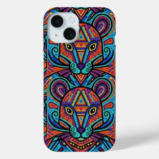 Vibrant Huichol Animal Spirit Phone Case