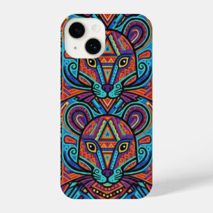 Vibrant Huichol Animal Spirit Phone Case