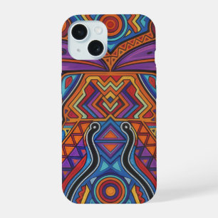 Vibrant Huichol Animal Spirit Phone Case