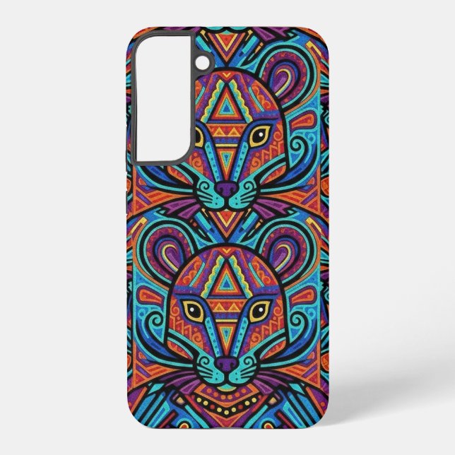 Vibrant Huichol Animal Spirit Phone Case (Back)
