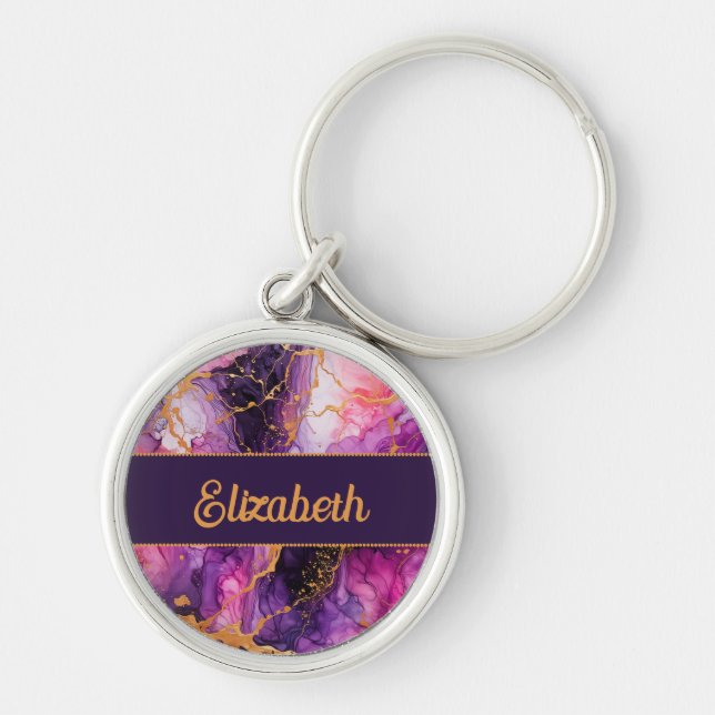 Vibrant Ink Fusion Key Ring (Front)
