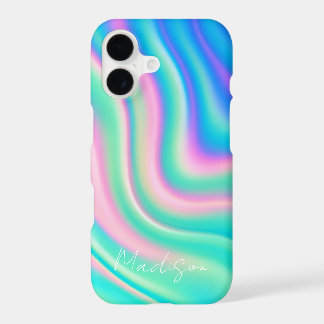 Vibrant Iridescent Wave Flow