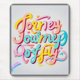 "Vibrant Journey Design" Mouse Mat
