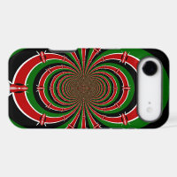 Vibrant Kenya Vision | Mirrored Kenyan Flag Abstra