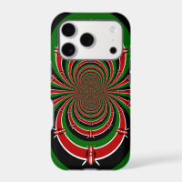 Vibrant Kenya Vision: Mirrored Kenyan Flag Art