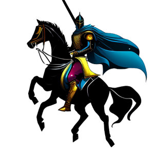  Vibrant Knight Canvas Print Planner Doormat Coffe Coffee Mug