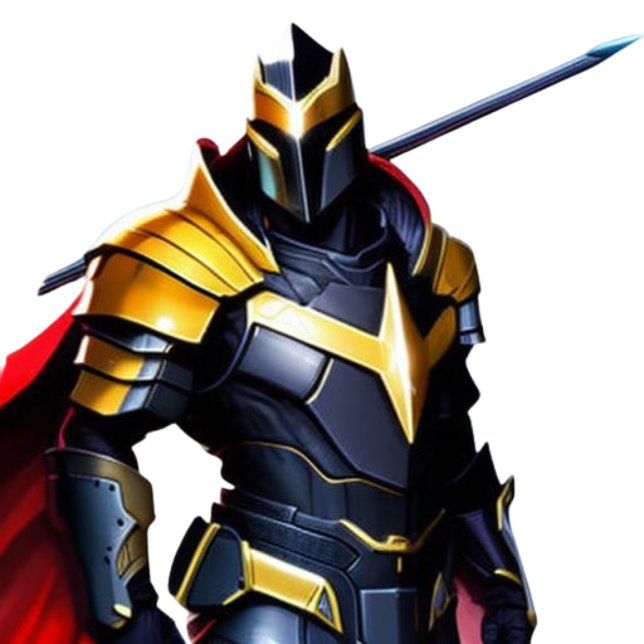 Vibrant Knight     Canvas Print Triptych (Creator Uploaded)