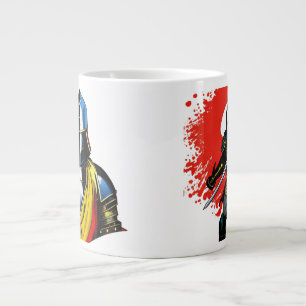  Vibrant Knight  Large Coffee Mug