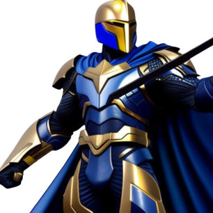 Vibrant Knight T-Shirt Throw Pillow