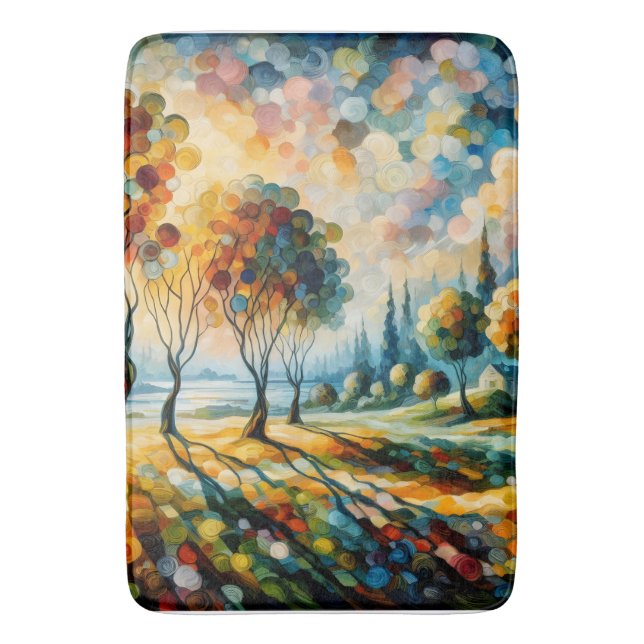 Vibrant Landscape Bath Mat (Front Vertical)