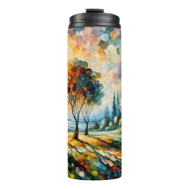 Vibrant Landscape Thermal Tumbler (Front)
