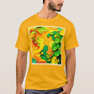 Vibrant Layered Nature T-Shirt
