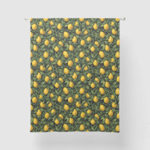 Vibrant Lemon Citrus Tree Pattern