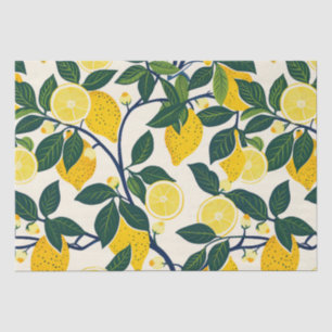 Vibrant Lemon Grove Tissue Paper