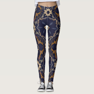 Vibrant "Less Is More" Abstract Graphic Leggings